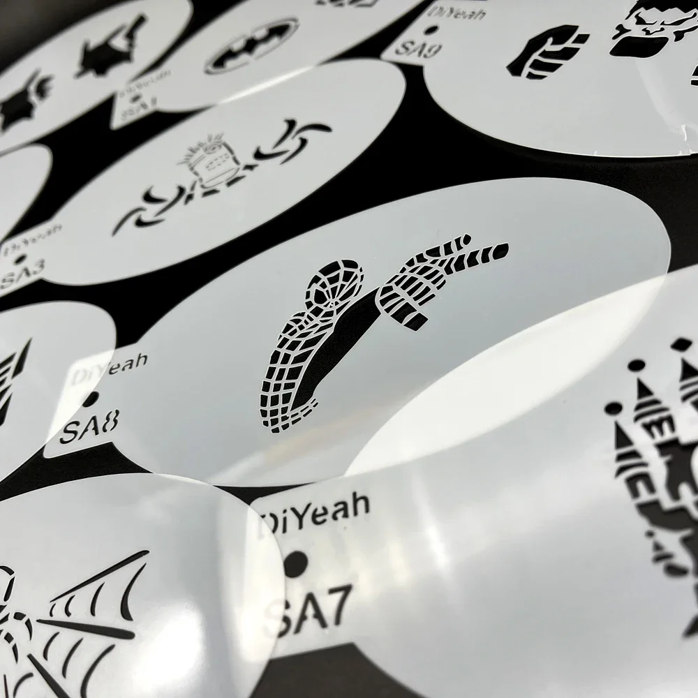 Body Paint Cartoon Tattoo Stencils