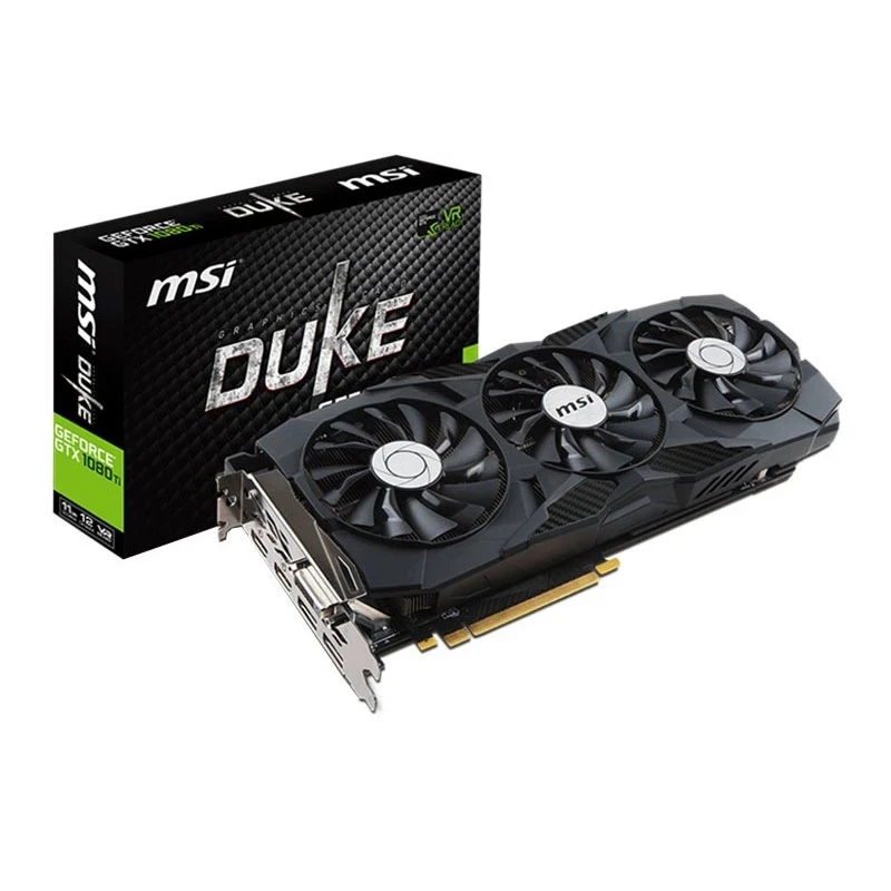 Бывшая в употреблении видеокарта GeForce GTX 1080Ti 11gb GDDR5X NVIDIA 11016MHz 352bit 8pin + 8pin 1531/1645MHz