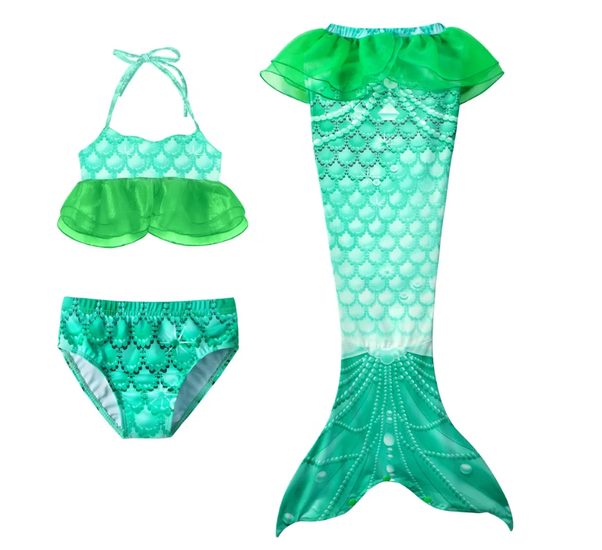 
2020 Summer Hot Child mermaid swimwear Tail for Swimming Kids Mermaid swimwear Tail Similar 