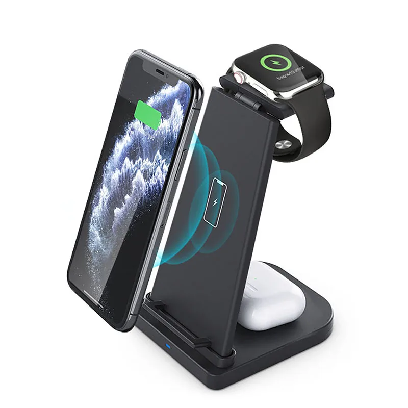 New Trend Oem 3 In 1 Wireless Charger With Qi Wireless Charger For Smart Watch