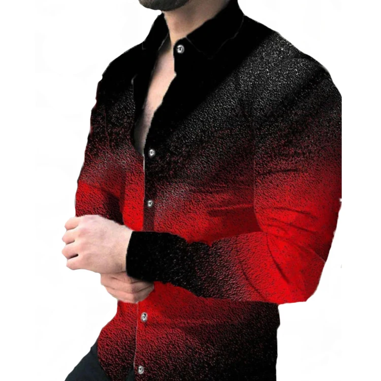 New design Casual summer clothes for men shirts turkey man flower shirt