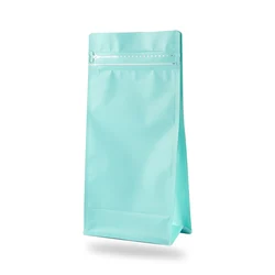 Flat Bottom 125g 500g Coffee Bags Matt Material Packaging Bags with Valve