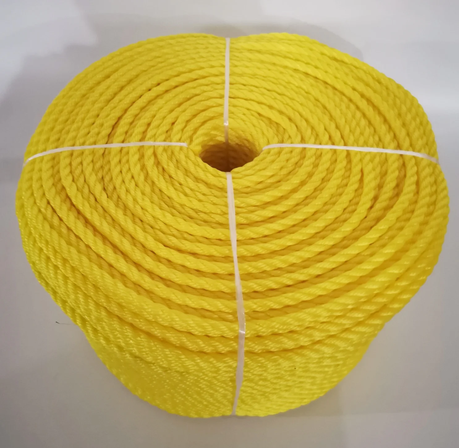 Высокое качество Полиэтилен 3 нитки скручены веревка HDPE