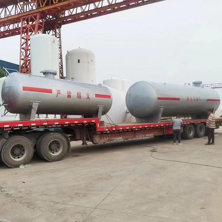 ZJTZ19-027 New Stainless Steel LPG Plant Gas Storage Tanks Competitive Price Liquified Petroleum Pressure Vessel Storage Tank