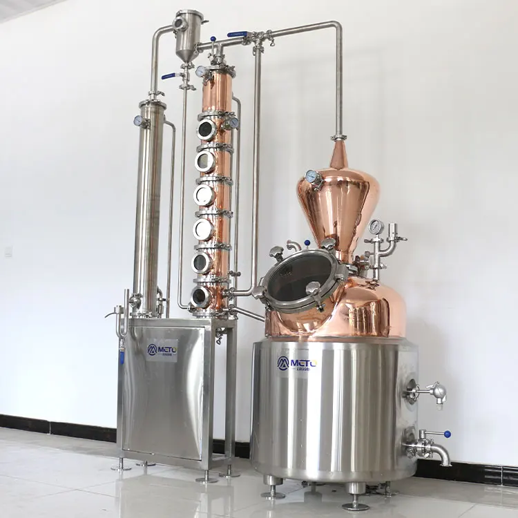  Красная медь 150л 300л 500л дистилляция колонна все еще для gin водки мульти-спиртное