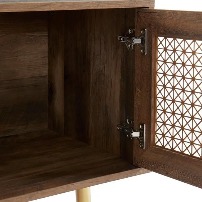 best quality Keniel 59' Media Console TV just sits on top Manufactured Wood Rustic Oak furniture wholesale price