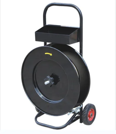 Multipurpose Manual Packing Banding Strapping Band Dispense Trolley Cart for PP/steel/PET/Composite Strap Packing