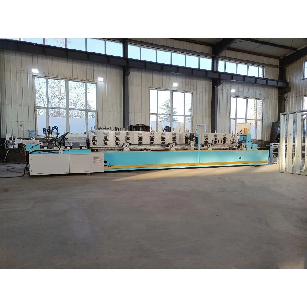 Galvanized Steel Width Automatic Adjustable C60-C200 Light Gauge Framing Keel Roll Forming Machine