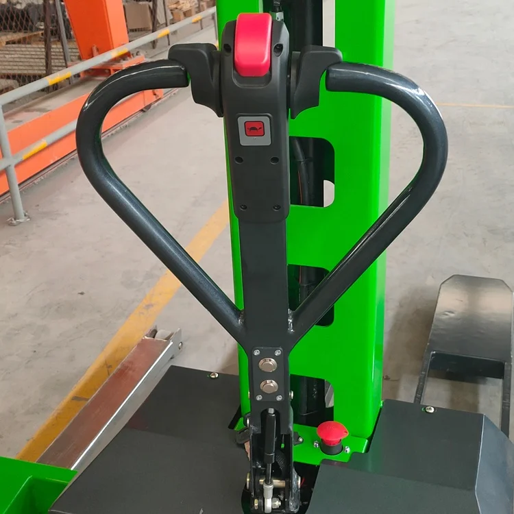 Self Lifting Customized Color Straddle Leg Self Loading Stackers For Van/Truck/Container