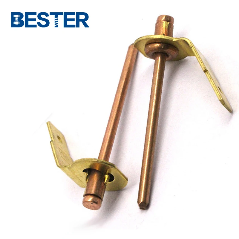 BN11series terminal tag brass Copper coated Steel Earth tab rivet