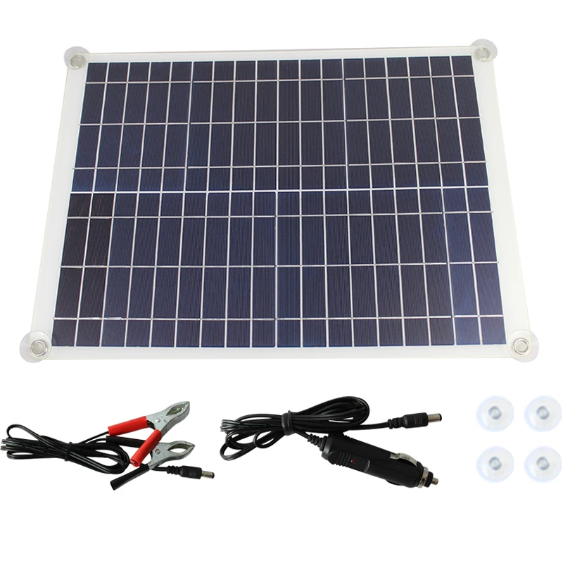 Green energy 25W portable solar panel charger with 5V and  18V output