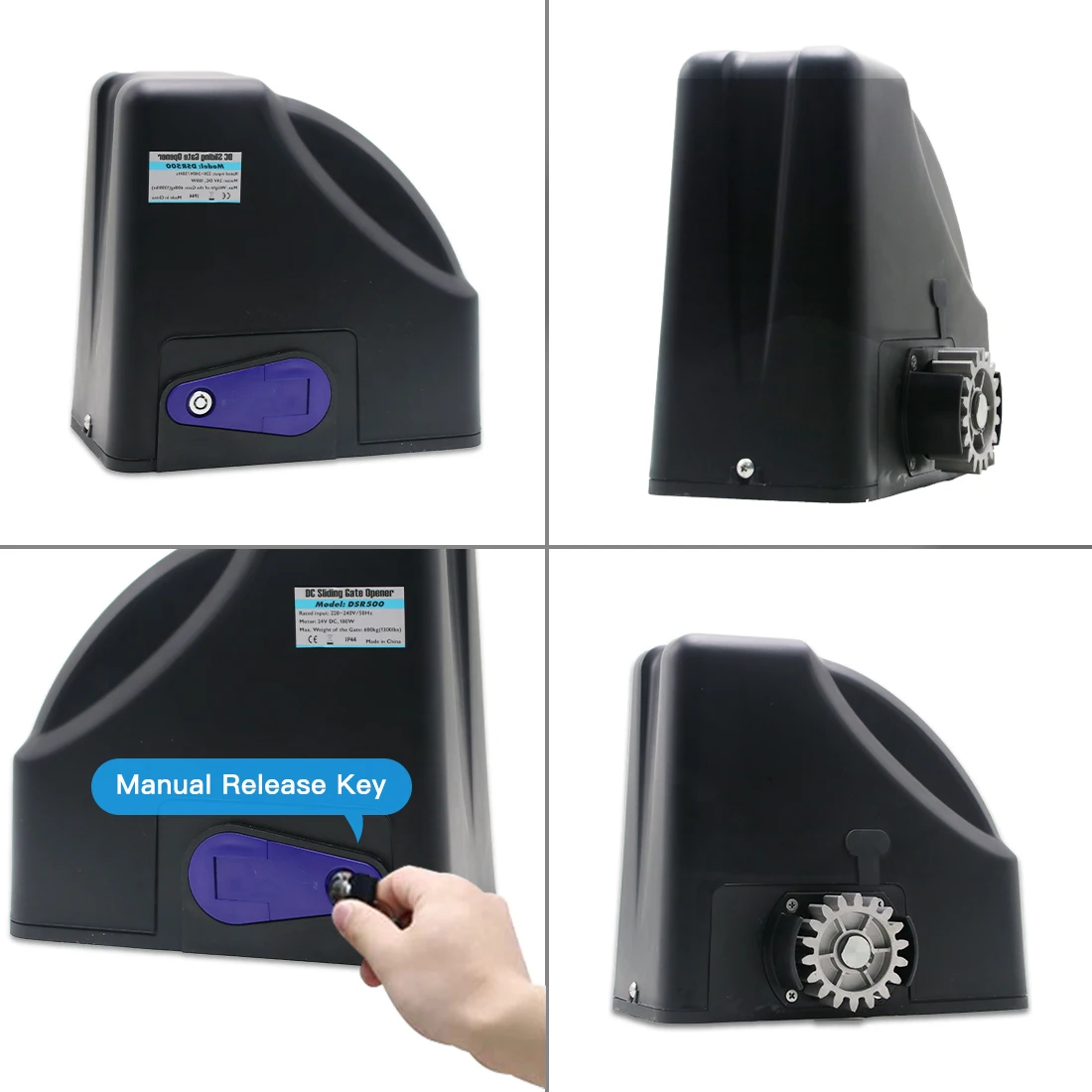 Backup Battery Chain Driven Remote Control Gate Motor Sliding Door Operator