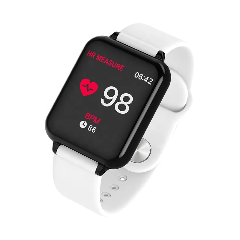 Top seal amazon B57 pedometer smart watch waterproof heart rate monitor cheap activity tracker bracelet for ios huwei phones