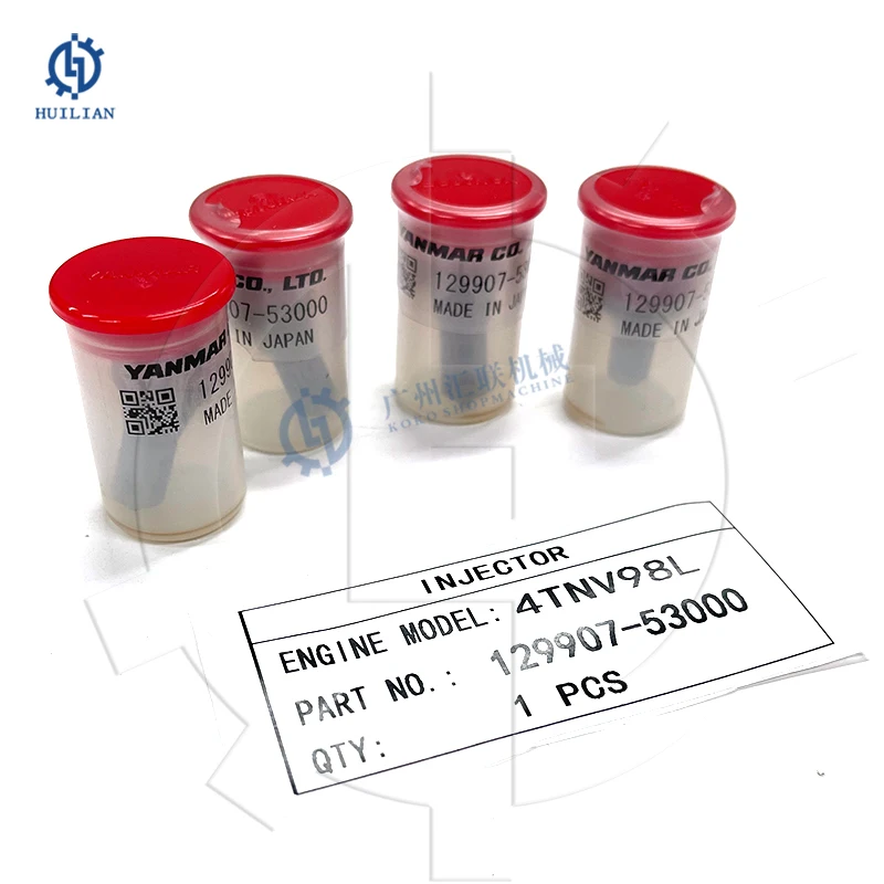 129907-53000 12990753000 Diesel Engine Injector 4TNV98L Fuel Injector for Yamma-r Excavator Engine Spare Parts