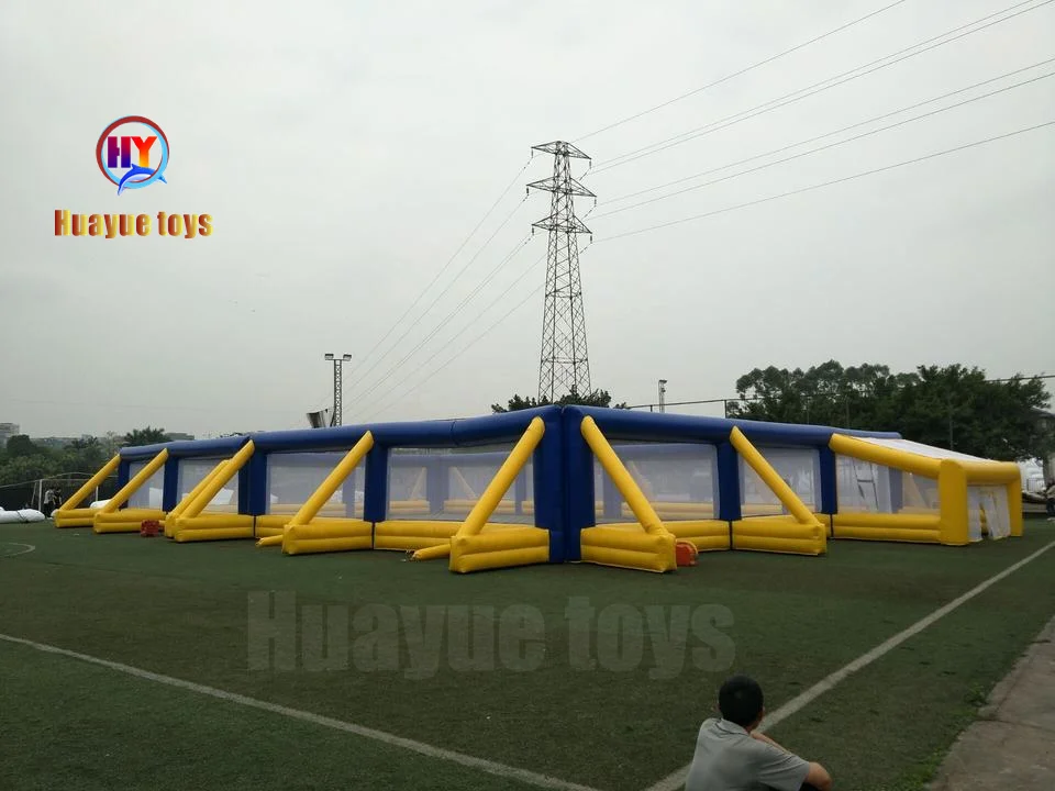 Портативный большой новый дизайн спортивные игры для футбольного поля надувная футбольная площадка продажи