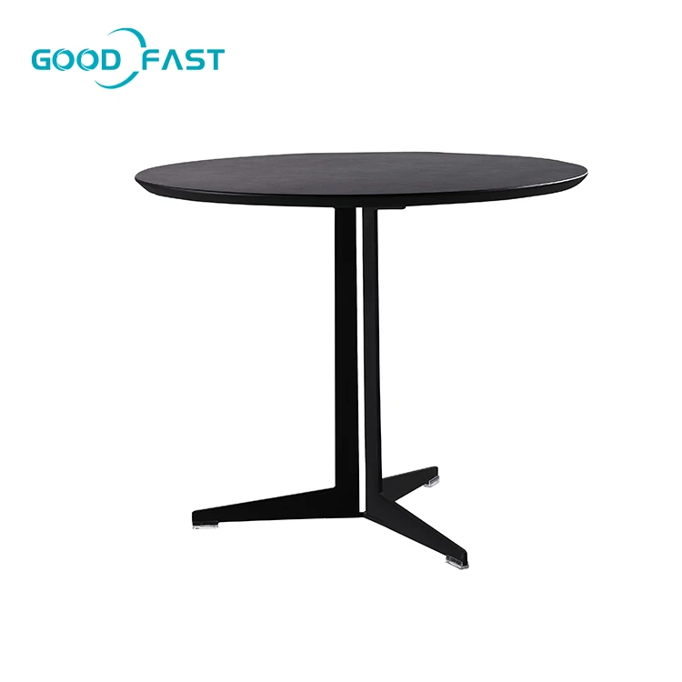 Популярный дизайн 2022 ресторанная мебель в скандинавском стиле металлическая основа окрашенный стол для отеля из МДФ белый