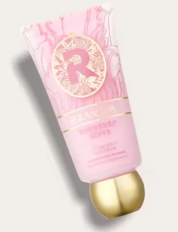 OEM Private Label Rolanjona Double Layers Ceramide Peptide Hand Cream Softening Natural Extracts Fragrance Hand Care Moisturizer