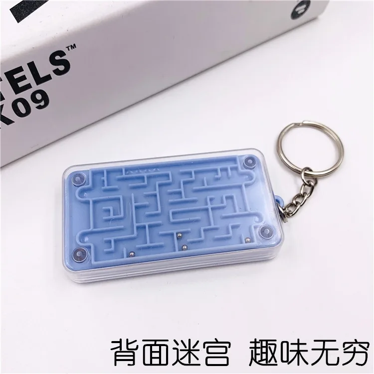 Creative Labyrinth Mini Calculator Pendant Portable Pupils Exam Decompression Gift accessories custom anime keychains