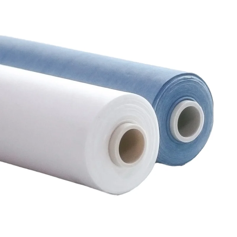 White Blue Non-Woven Fabric Cleaning Roller Cloth Customizable Dry Wet Cloth for HDB Komori Machine Printing Materials