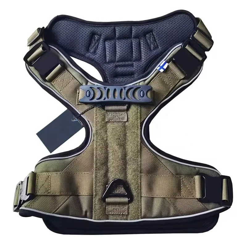 Custom Logo Heavy Duty Soft Neoprene Mesh Padded Nylon Tactical Adjustable Sublimation Tri-Harness