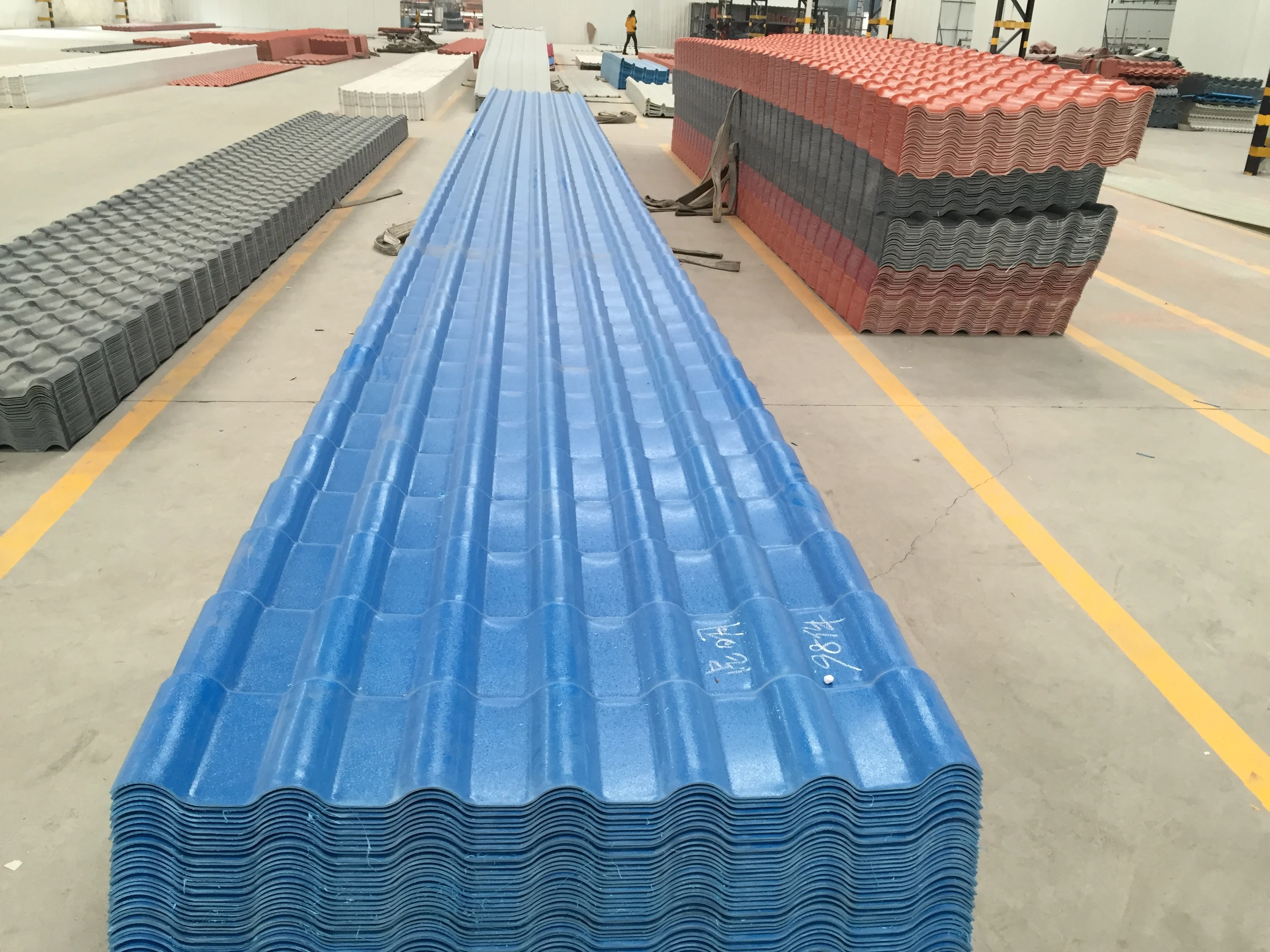 Synthetic resin tile synthetic roof spanish roofing sheet asa coated style plastic corrosion resistant acid resistance fireproof