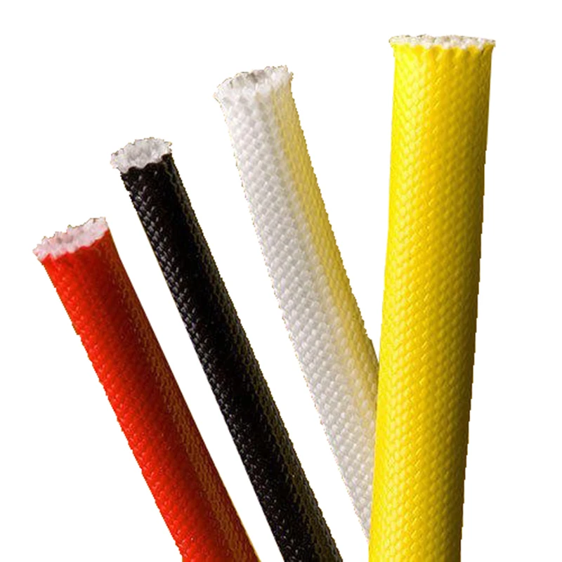 Hampool Electrical Wire Insulation Silicone Rubber Fiberglass Sleeve