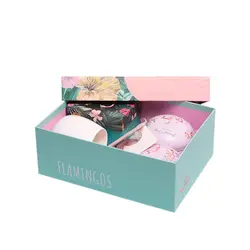 Factory Direct  Custom Design Girl Rose Tea Ceramic Cup Mug Gift Packaging Boxes Gift Box Packaging Luxury For Sale