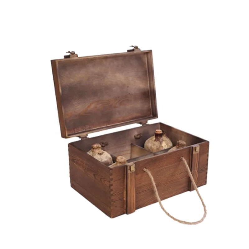 Военная особенность, 6 бутылок, деревянная коробка для вина, античный декоративный деревянный ящик для ликера