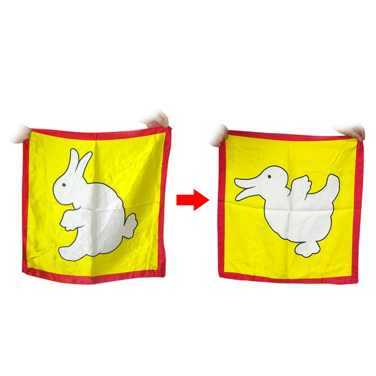 Brilliant Magic Miracle Magic Illusion Rabbit to Duck Scarf Trick Prop