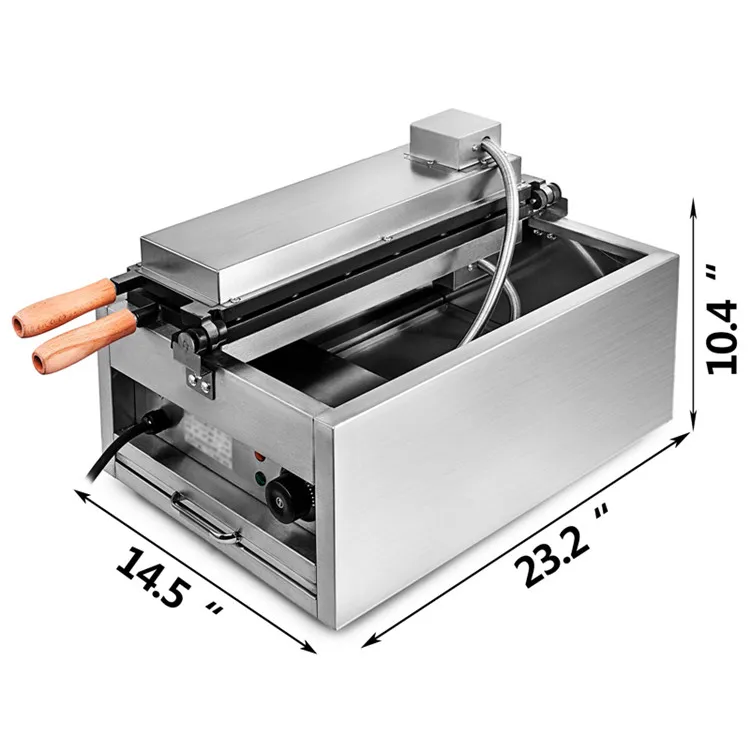 SIHAO Commercial Street Snack Food Ball Making Machine Rotary Waffle Stick Maker Dessert Waffle Maker