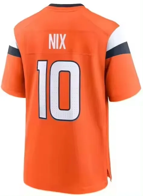 2024 новый сезон 10 Бо Никс 2 Патрик Султан-II 14 Courtland Sutton 7 John Elway оптовая продажа сшитых футболок