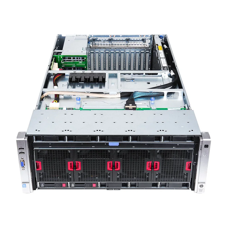 Used HPE DL580 Gen8 Proliant 4U 10 LFF Hard Drive PC Computer Intel Xeon CPU Storage Rack Server