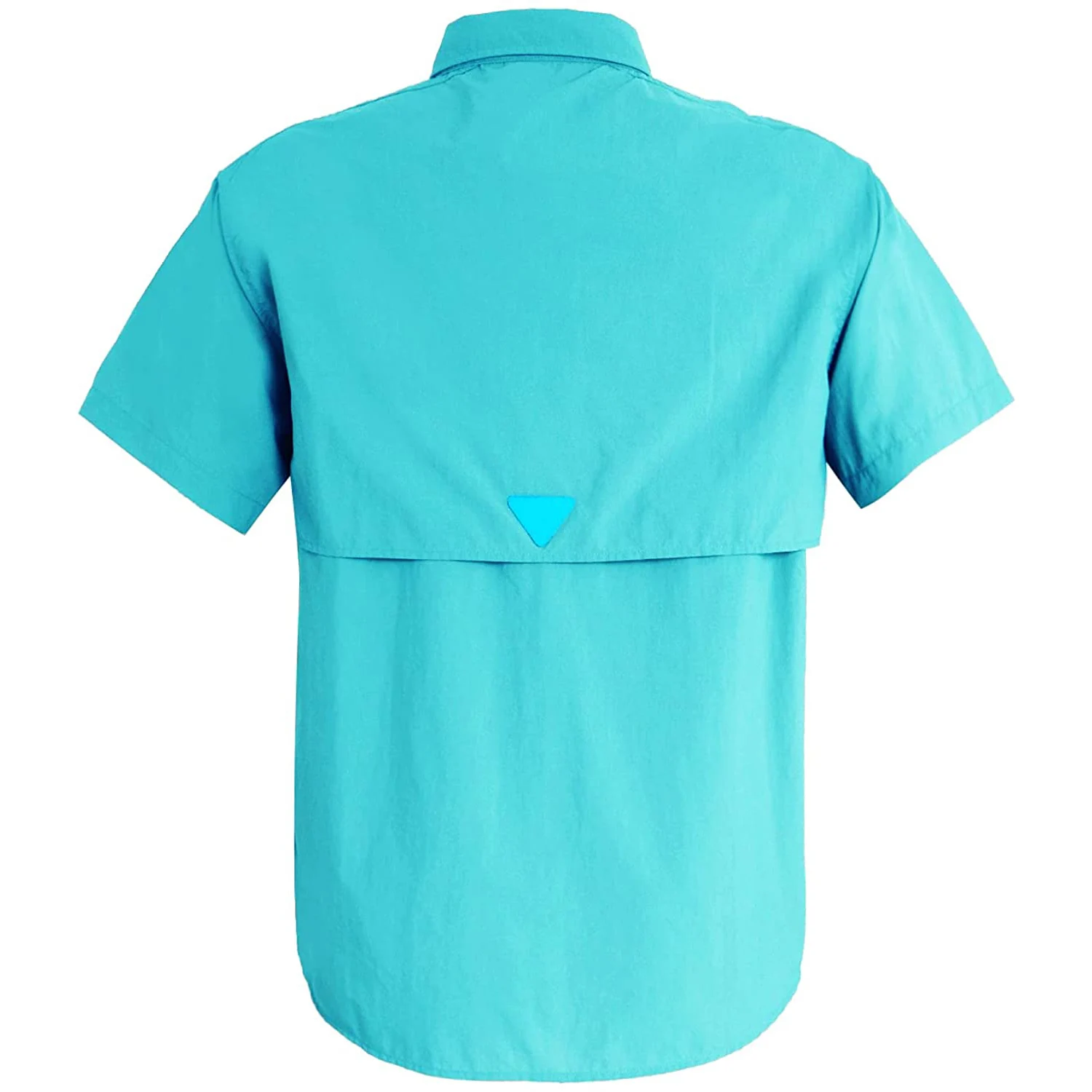 Outdoor Anti-UV Nylon Spandex Polyester Fashion Style Short Sleeve Fishing Shirt for Man and Woman