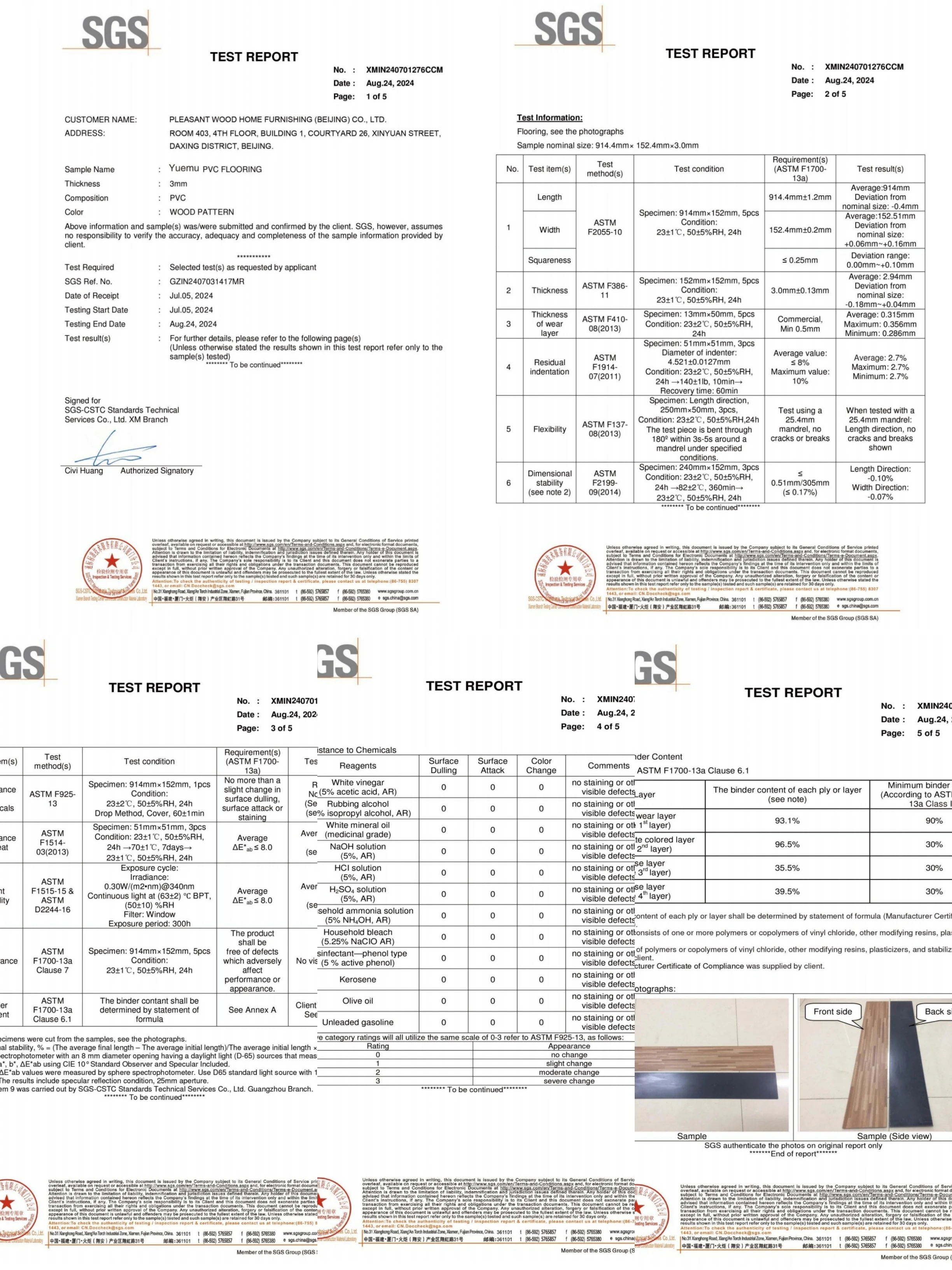 Modern Luxury 4mm SPC Vinyl Flooring Interlocking Click Installation Indoor/Outdoor Use Graphic Design Solution