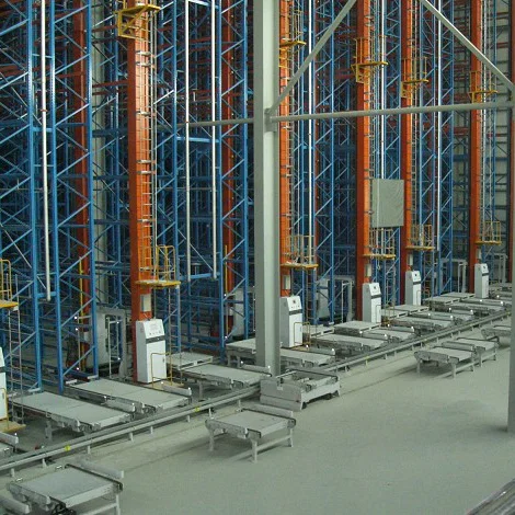 Heavy Duty AS/RS Single Cycles with double deep Stacker Cranes for Pallets