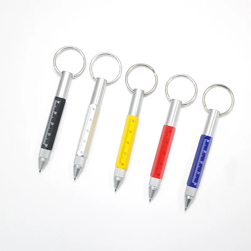 Best Aluminum Metal Multi Function Ballpoint Tool Pens with Keyring