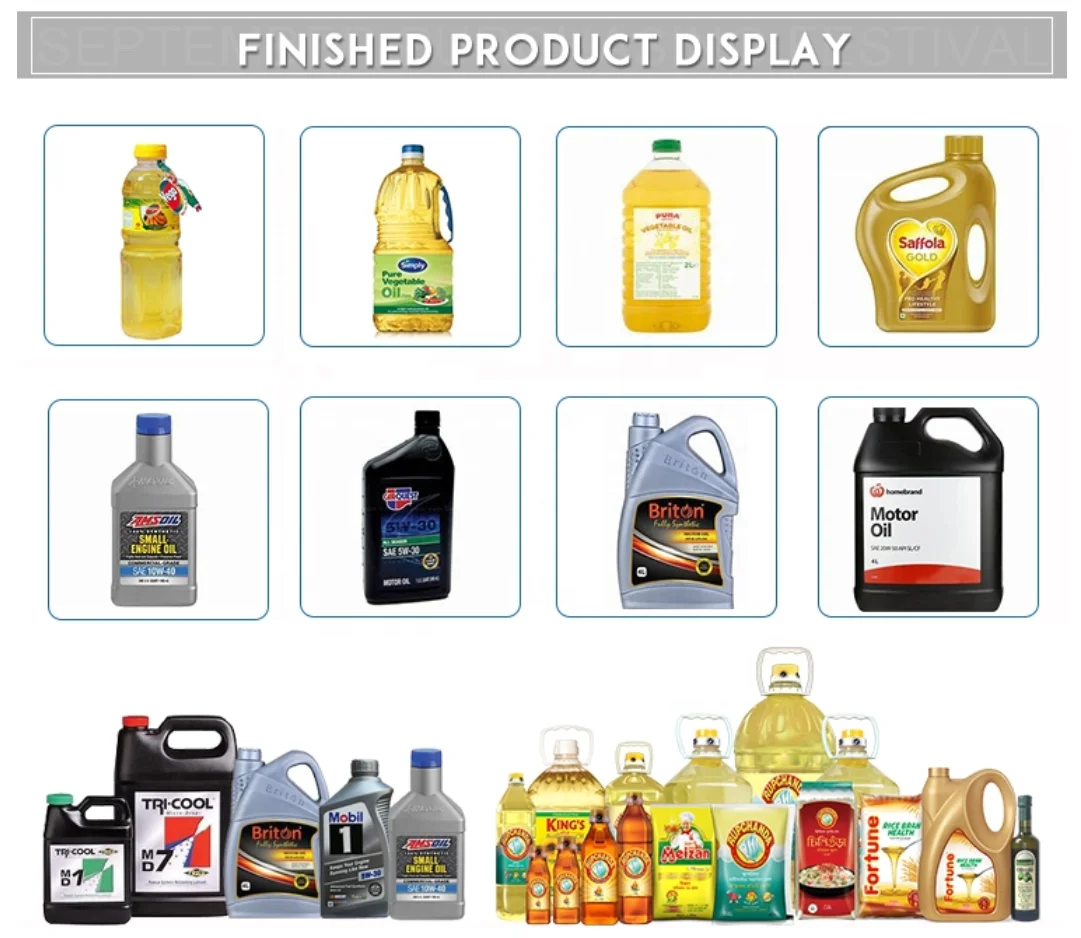 Automatic Vertical Bottle Liquid Seed Colza Coconut Oil Sunflower/Edible /Food/Cook/Food  Lube Jam Detergent Filling Machine