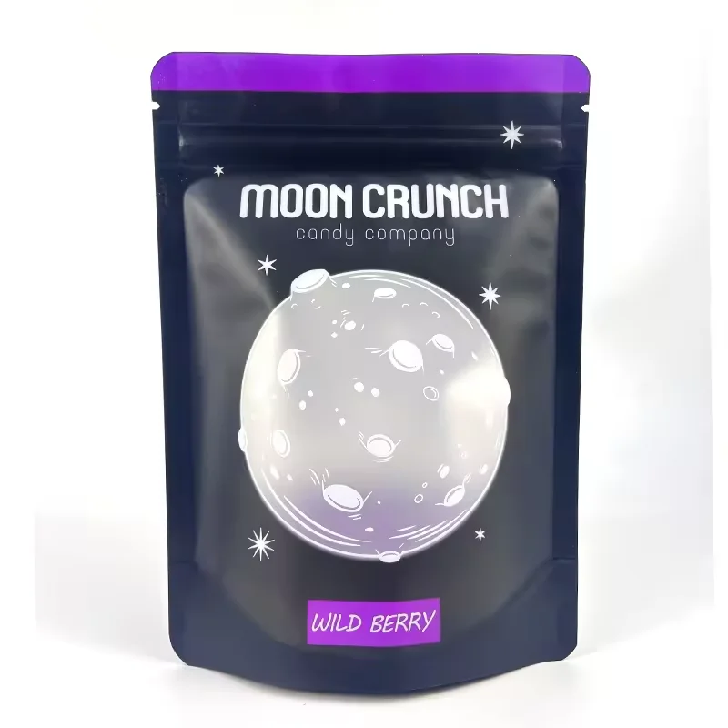 Matte Finished Plastic Colorful Bags For Aluminum Foil Mylar Coffee Tea Food Packaging