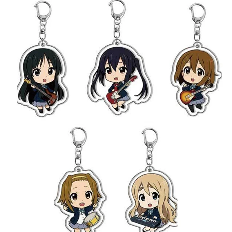 K-ON! Аниме акриловый брелок для ключей
