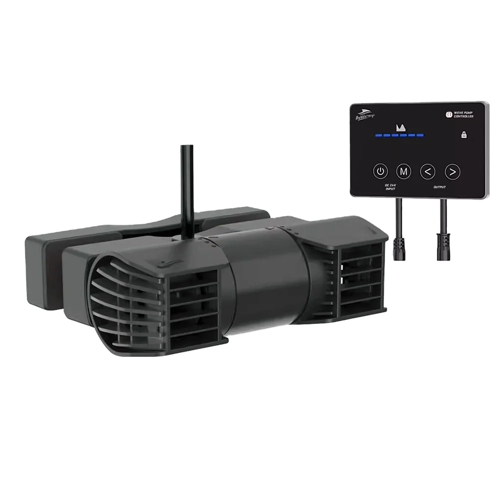 Bubble Magus DW13000 DC24V Adjustable Sine Wave Freshwater Saltwater Aquarium Wavemaker Pump with Controller for Coral Fish Tank