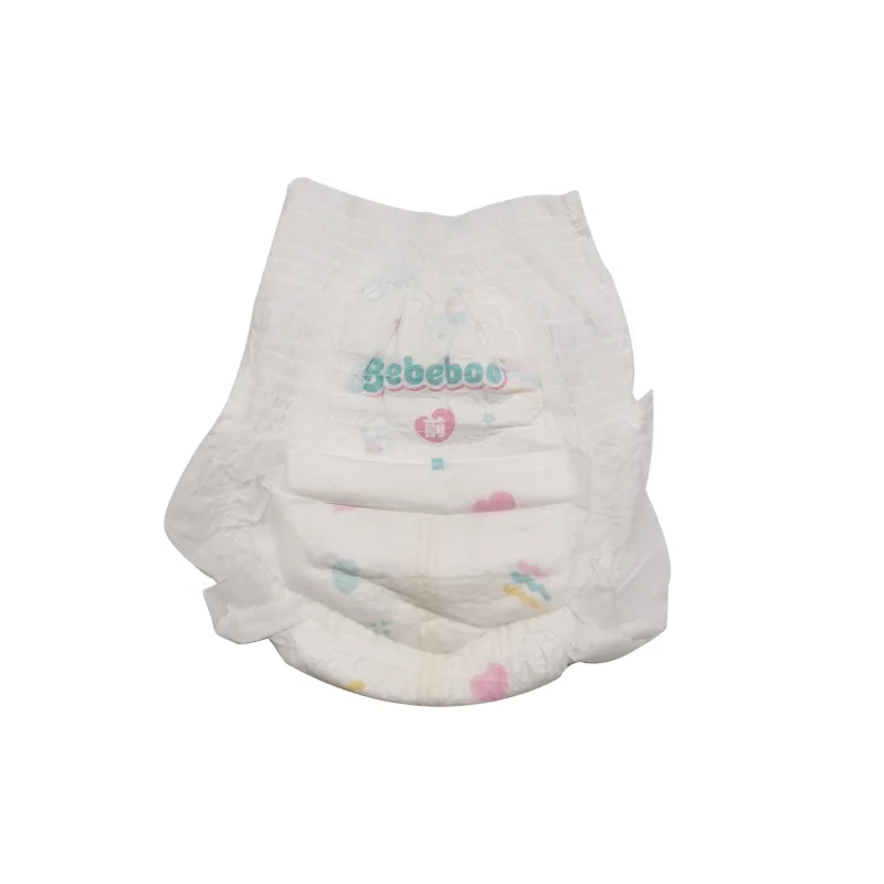 Bebeboo Pampering Baby Diaper Sensitive Qualite A+ Grade Bales Low Price Fine Organic Cotton Disposable Diaper For Baby