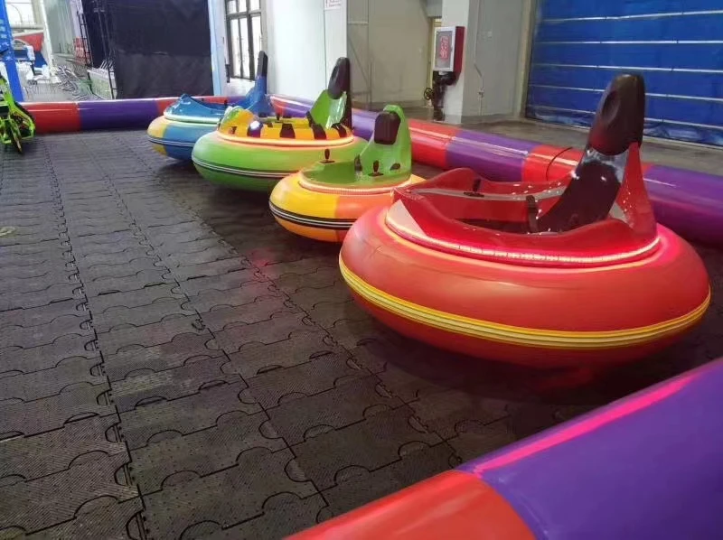 Amusement park rides electric battery operated inflatable ice bumper cars price for adults and children