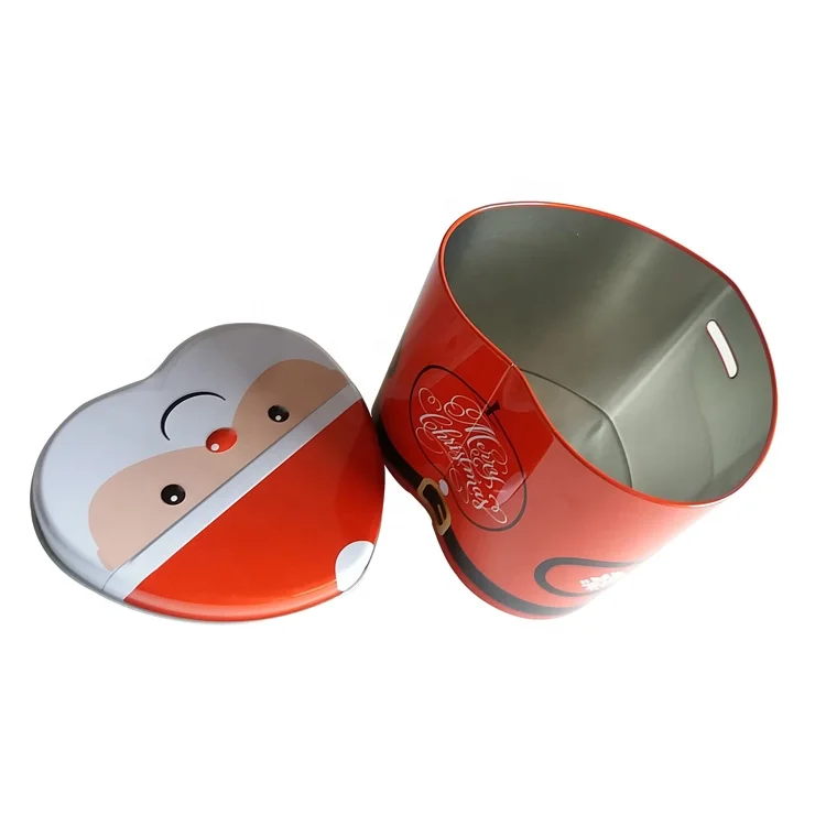 Food Grade Heart Shape Chocolate Tin Box, Chocolate Tin Can