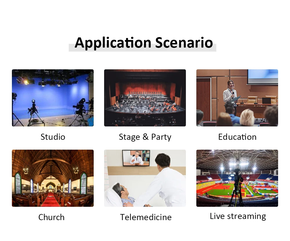 Quad broadcast 4 channels video streaming switcher video mixer live stream mixer video switcher for live and broadcast keyboard