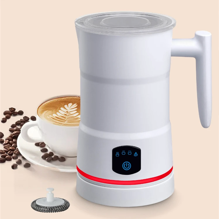 Electric 4-in-1 Automatic Milk Foam Machine Hot and Cold Milk Foam for Coffee,Latte,Cappuccino,Hot Chocolate