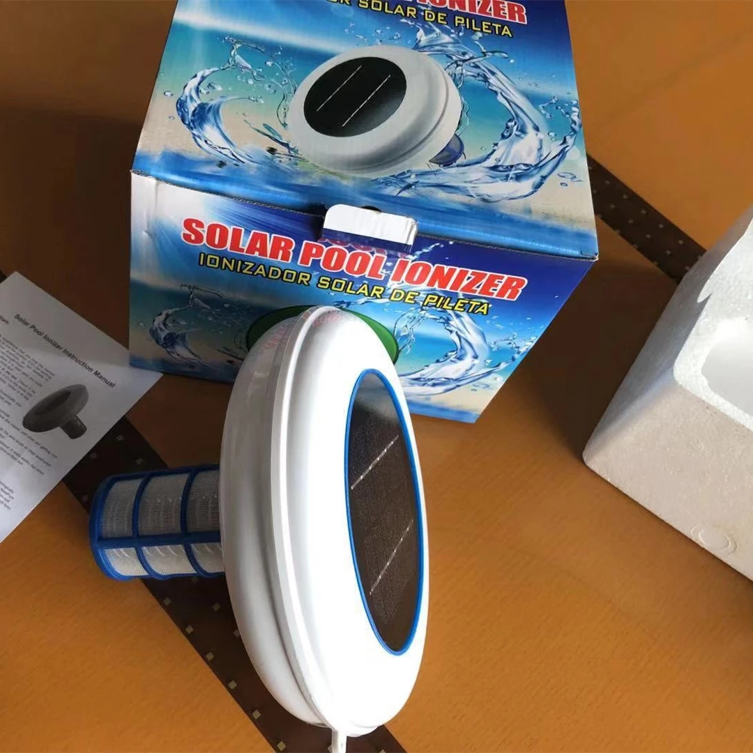 Новый дизайн, экологичный для бассейна, солнечный ионизатор
