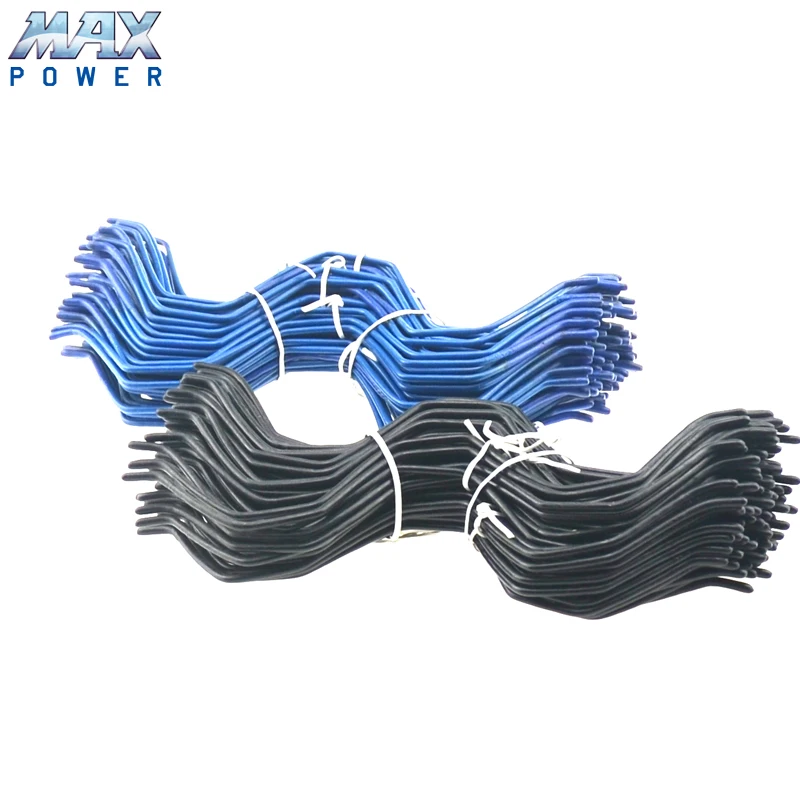 Film lock fasten wire zigzag wiggle wire used for greenhouse poly and shade cloth fastening system