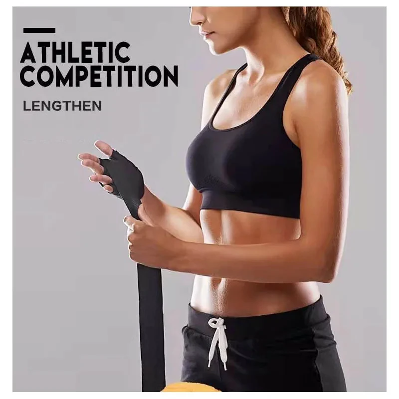 Hot Sale MMA Training 3m Comfortable Wear Resistant Breathable Semi Elastic Custom Logo Boxing Bandage Hand Wraps
