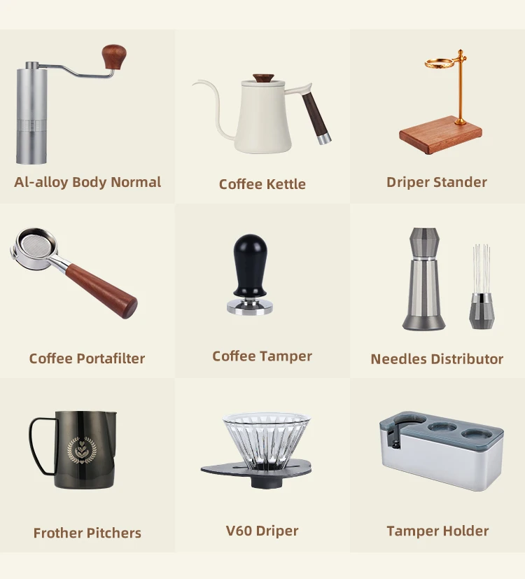 0.2mm 0.4mm 0.6mm 8 Needles Ground Coffee Stirrer Plastic WDT Tool with Stand