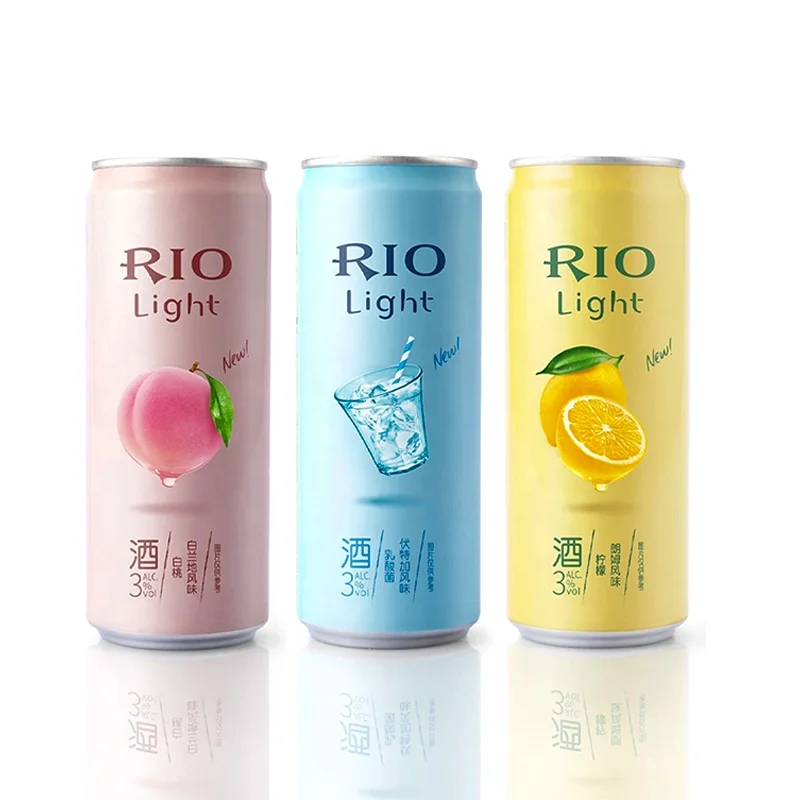 Whosale 330ml Rio Wine Cocktail Pre-Mixed Cocktail Genre Exotic Drinks